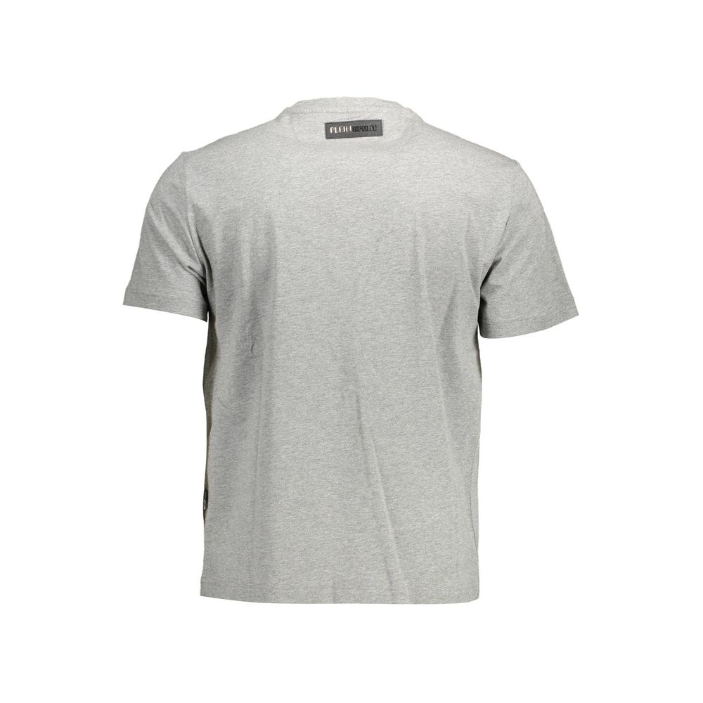 Graues Herren-T-Shirt aus Baumwolle