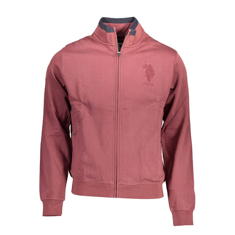 Lila Baumwollpullover für Herren