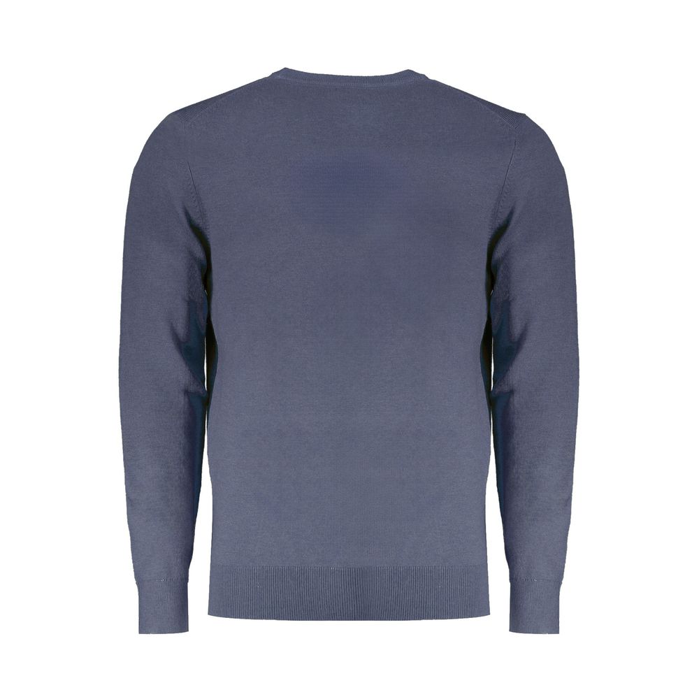 Blauer Wollpullover für Herren
