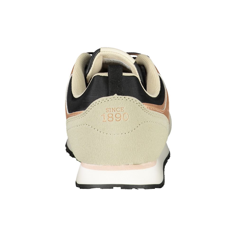 Schwarzer Polyester-Sneaker