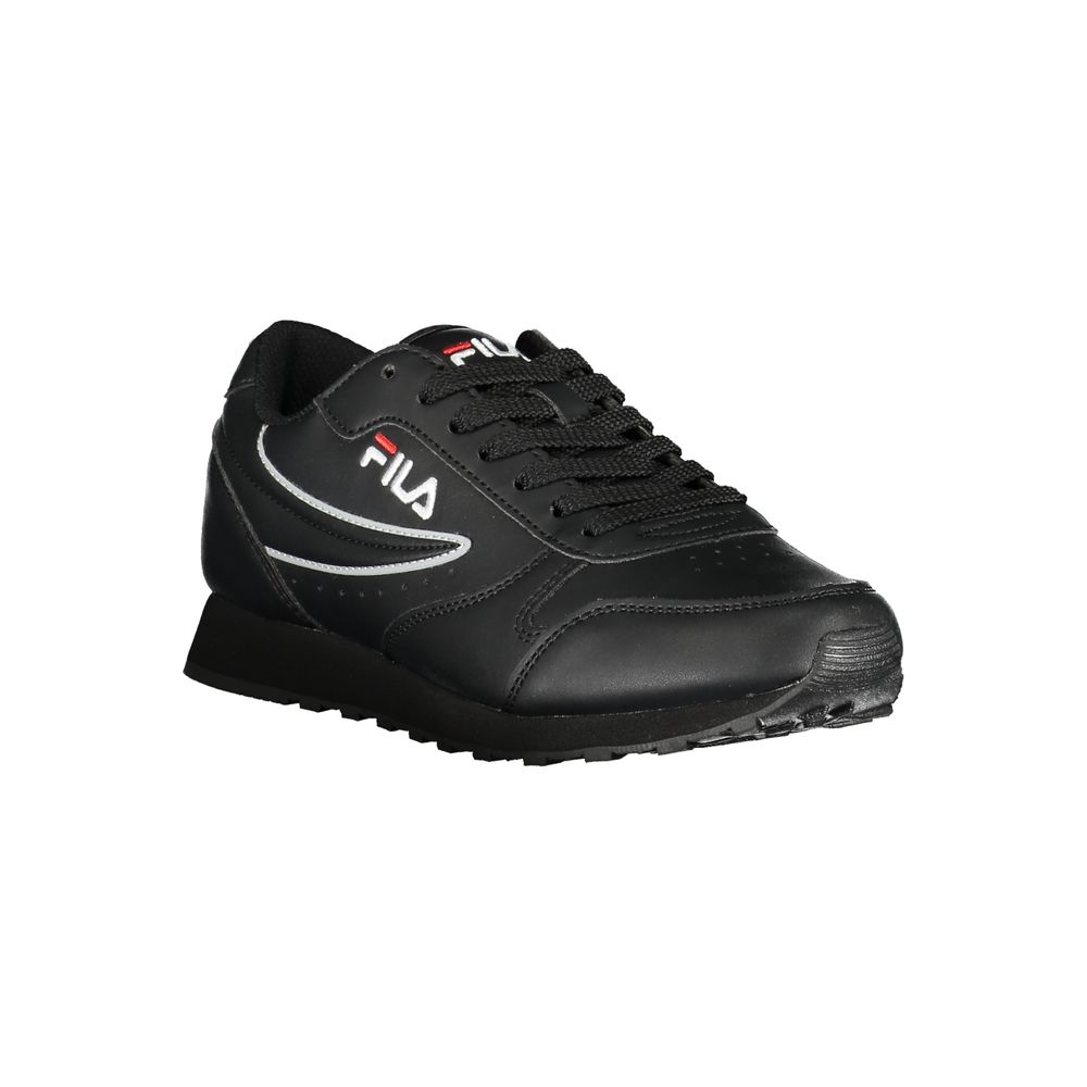 Elegante schwarze Sport-Sneaker zum Schnüren