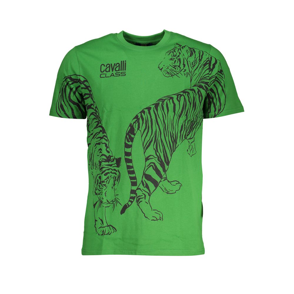 Grünes Baumwoll-T-Shirt