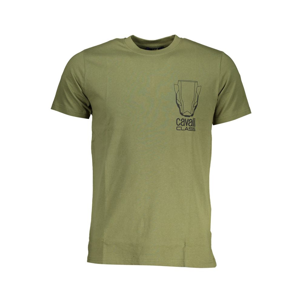 Grünes Baumwoll-T-Shirt