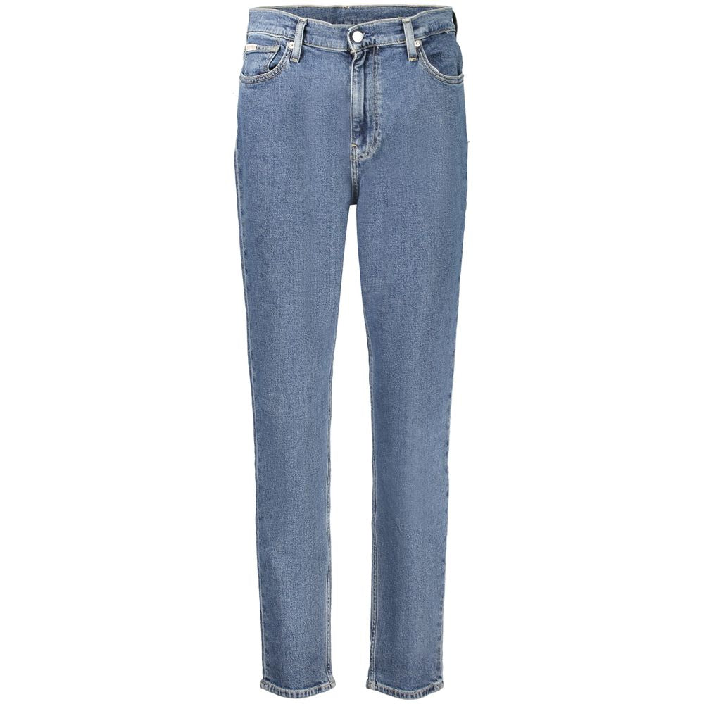 Blaue Baumwolljeans für Damen
