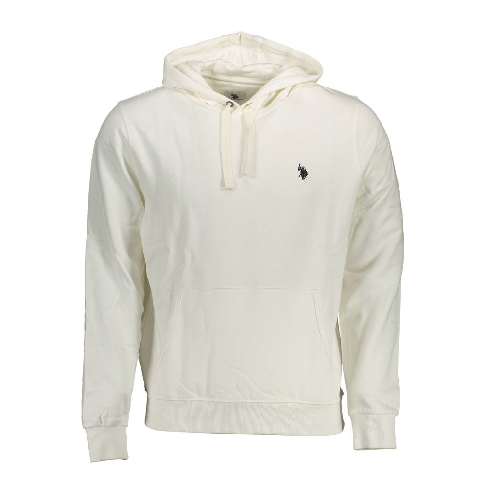 Weißer Baumwollpullover für Herren