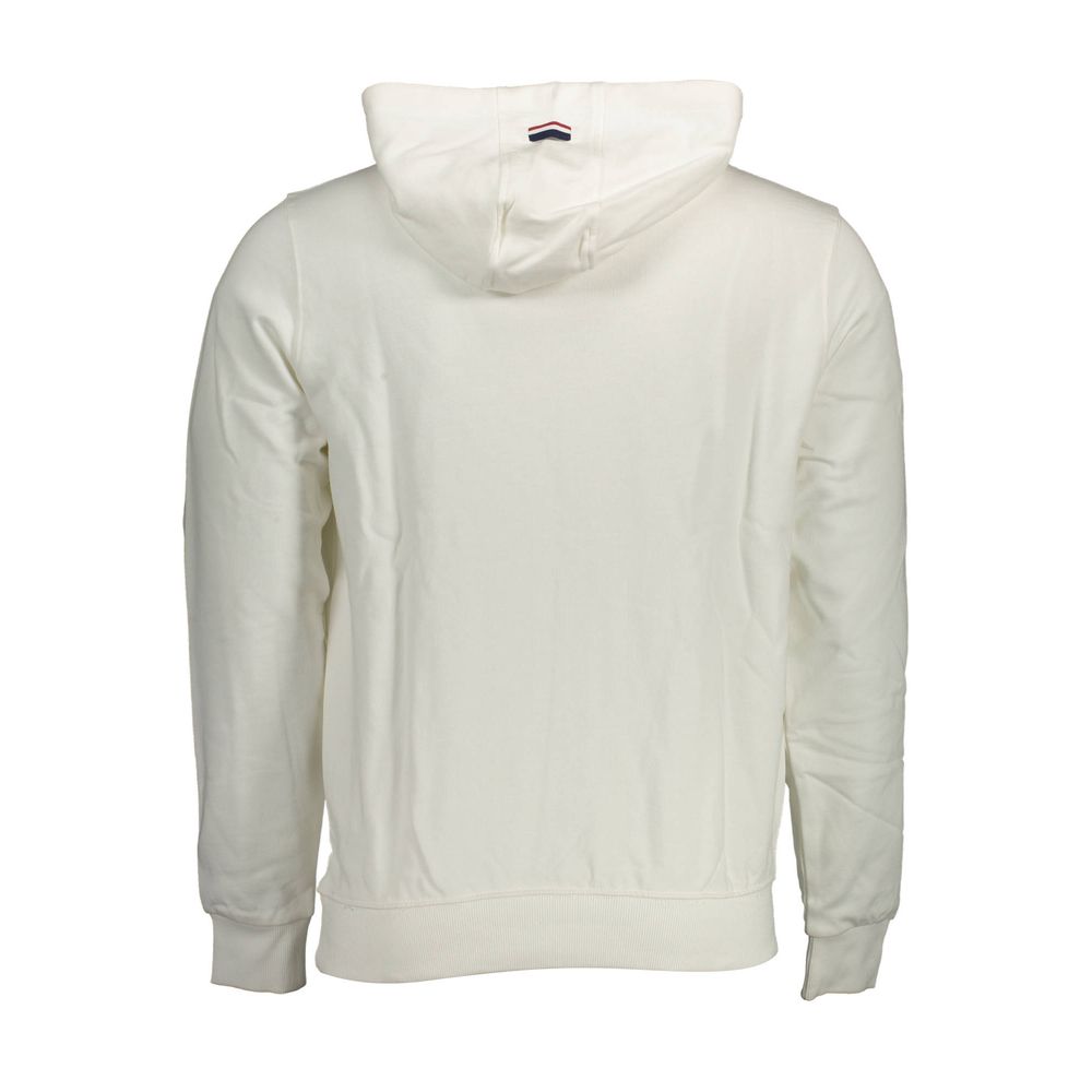 Weißer Baumwollpullover für Herren