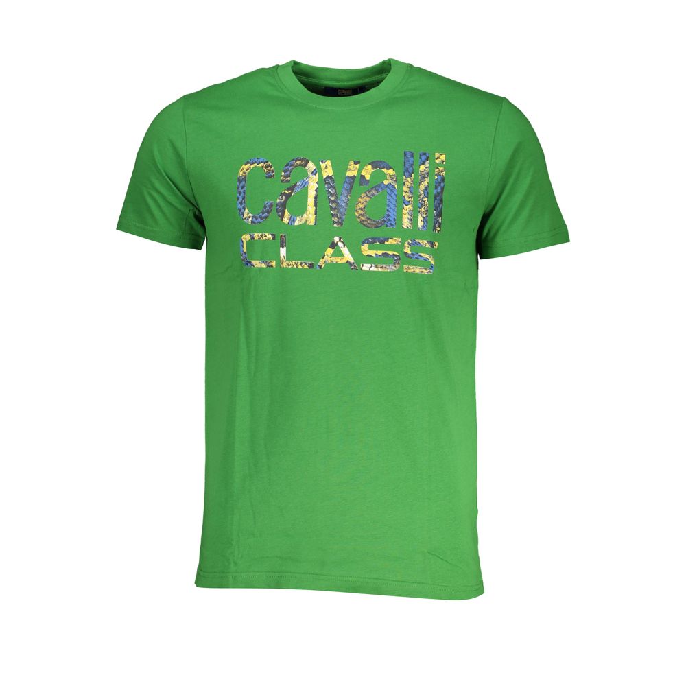 Grünes Baumwoll-T-Shirt