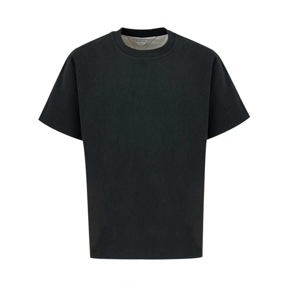 Graues Baumwoll-T-Shirt