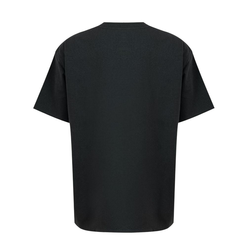 Graues Baumwoll-T-Shirt