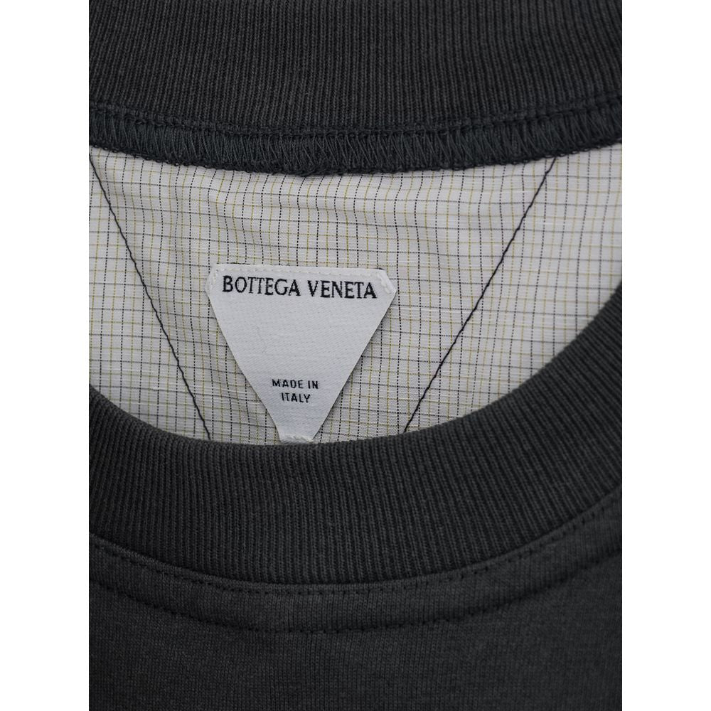 Graues Baumwoll-T-Shirt