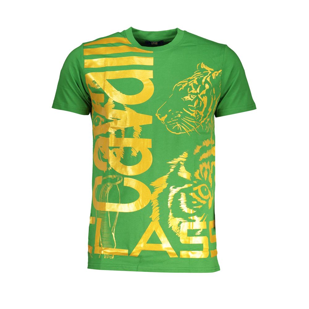 Grünes Baumwoll-T-Shirt