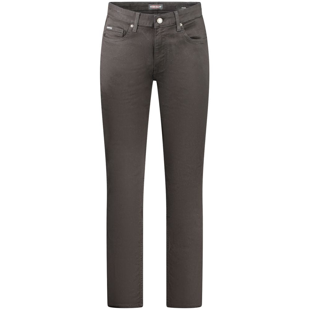 Schwarze Slim-Jeans aus Baumwolle für Herren