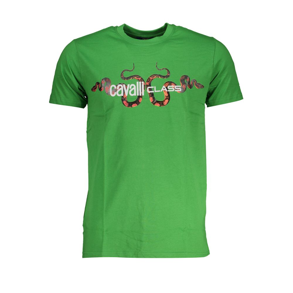 Grünes Baumwoll-T-Shirt
