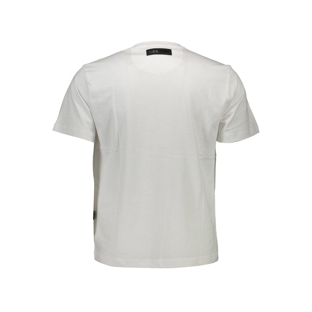 Weißes Herren-T-Shirt aus Baumwolle