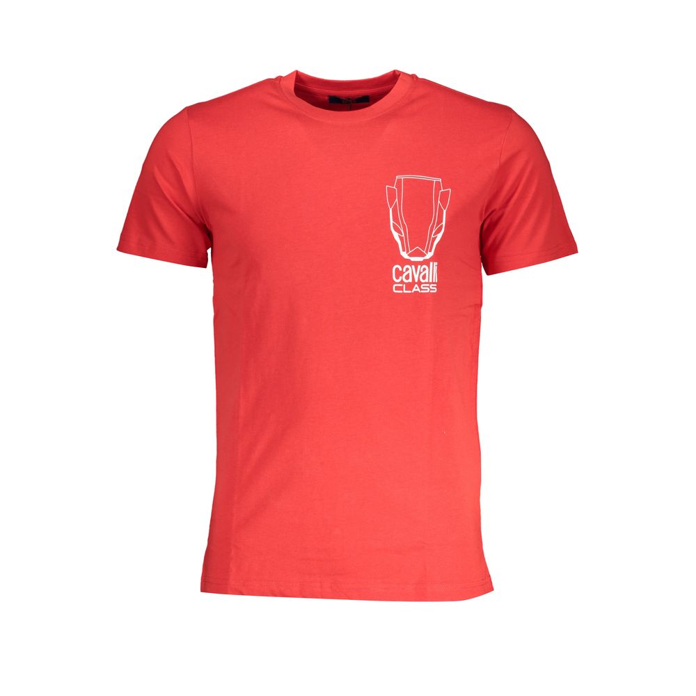 Rotes Baumwoll-T-Shirt