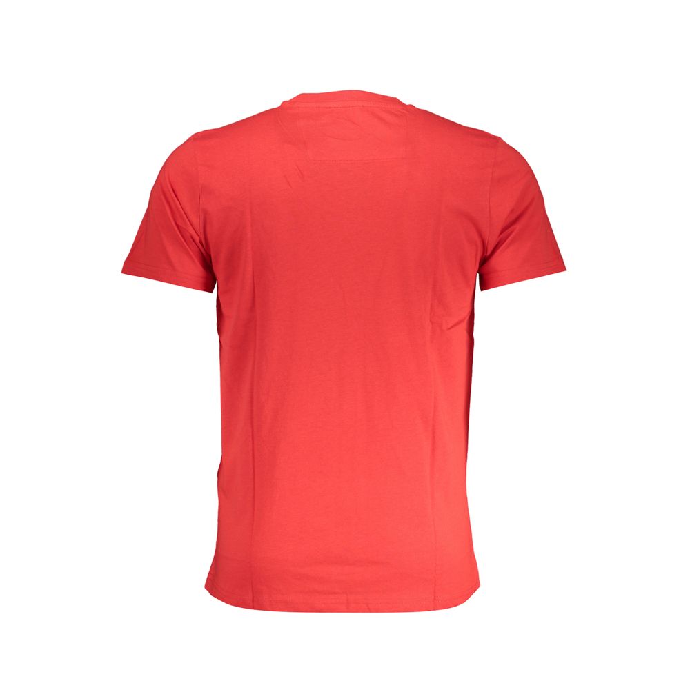 Rotes Baumwoll-T-Shirt