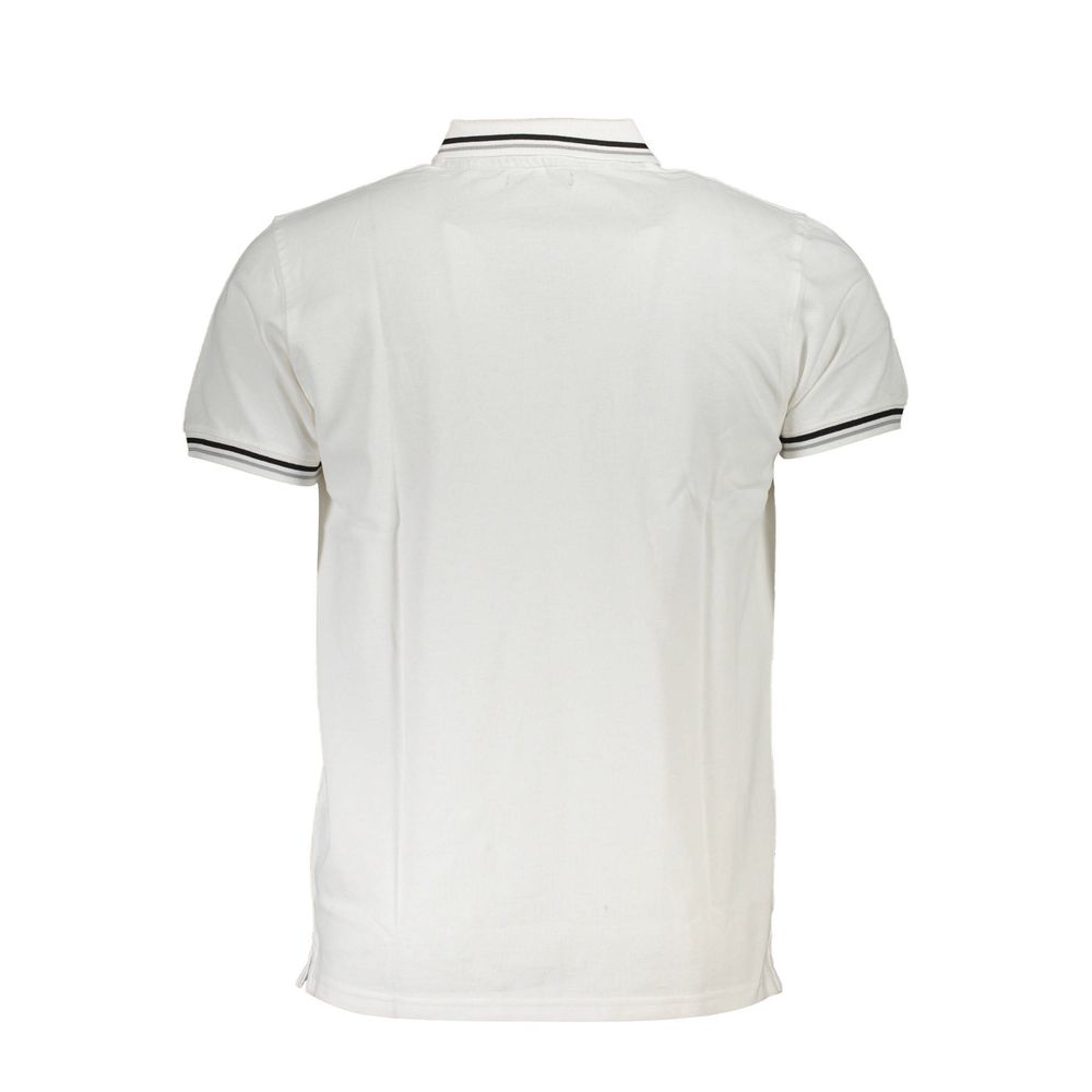 Weißes Herren-Poloshirt aus Baumwolle