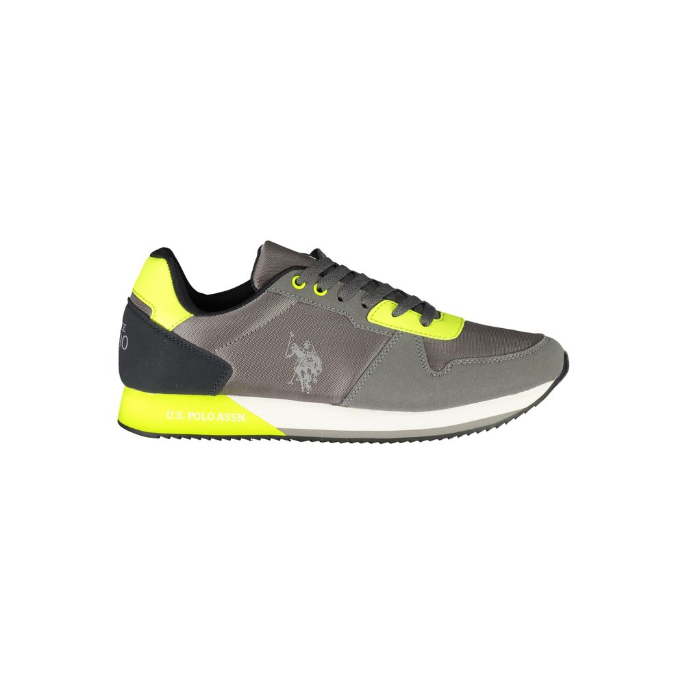 Braune Polyester Herren Sneaker