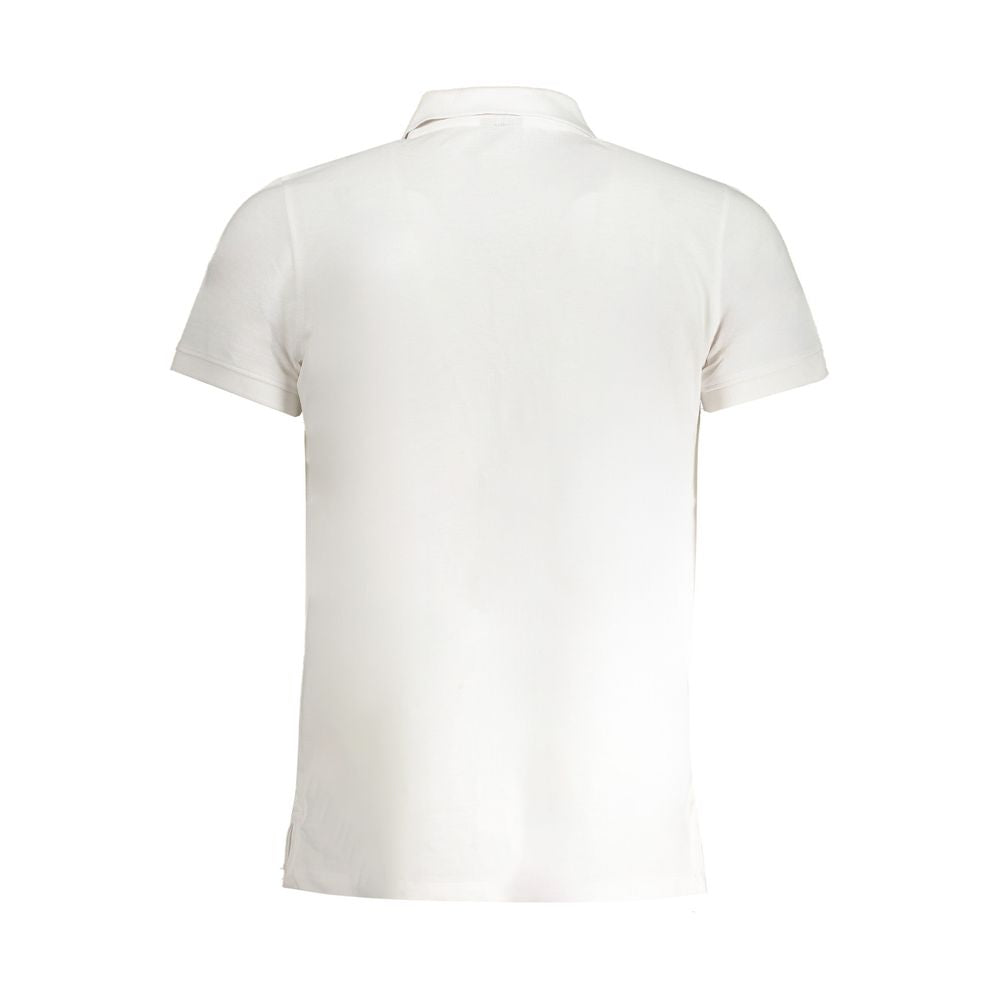 Weißes Poloshirt aus Baumwolle