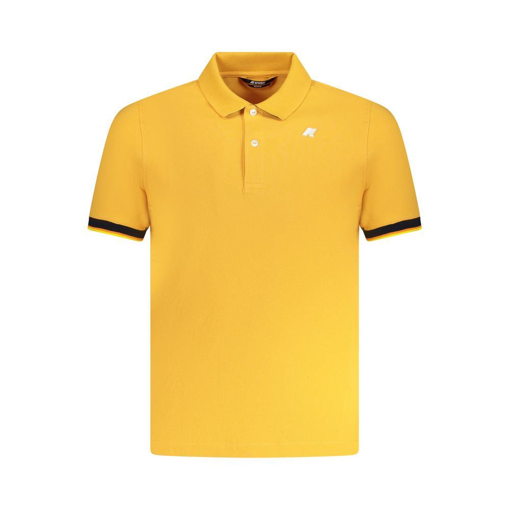 Oranges Poloshirt aus Baumwolle