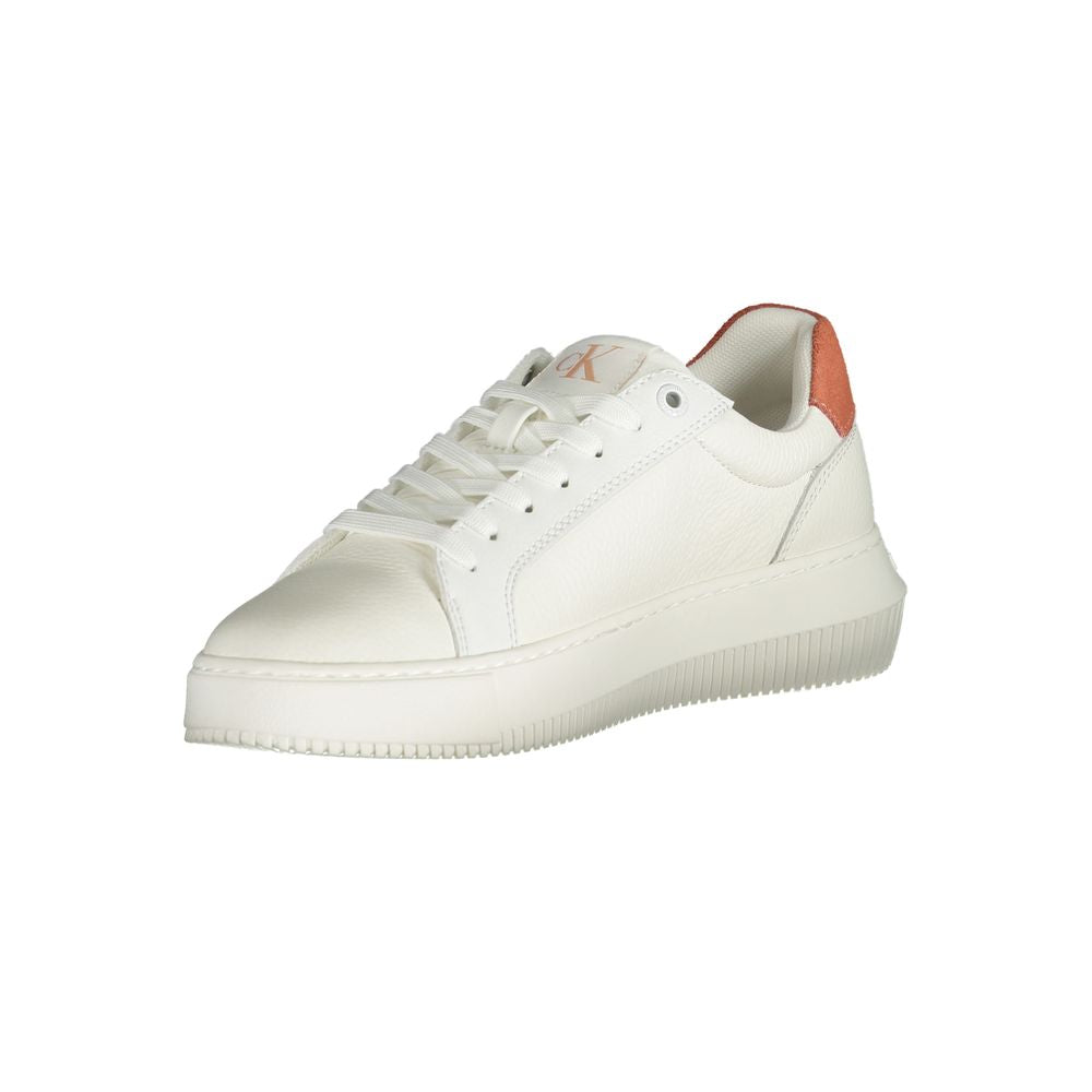 Weiße Polyethylen Damen Sneaker