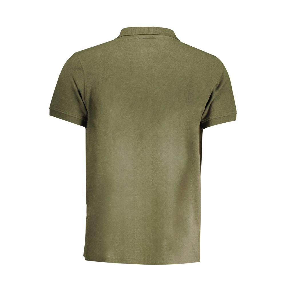 Grünes Poloshirt aus Baumwolle