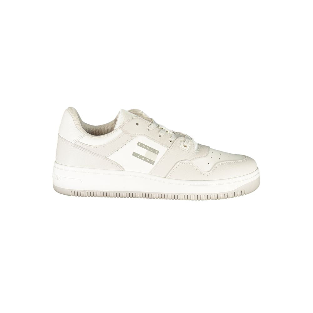Weiße Leder Herren Sneaker