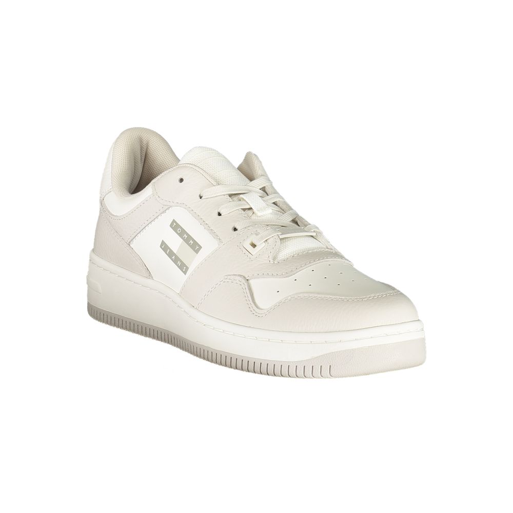 Weiße Leder Herren Sneaker
