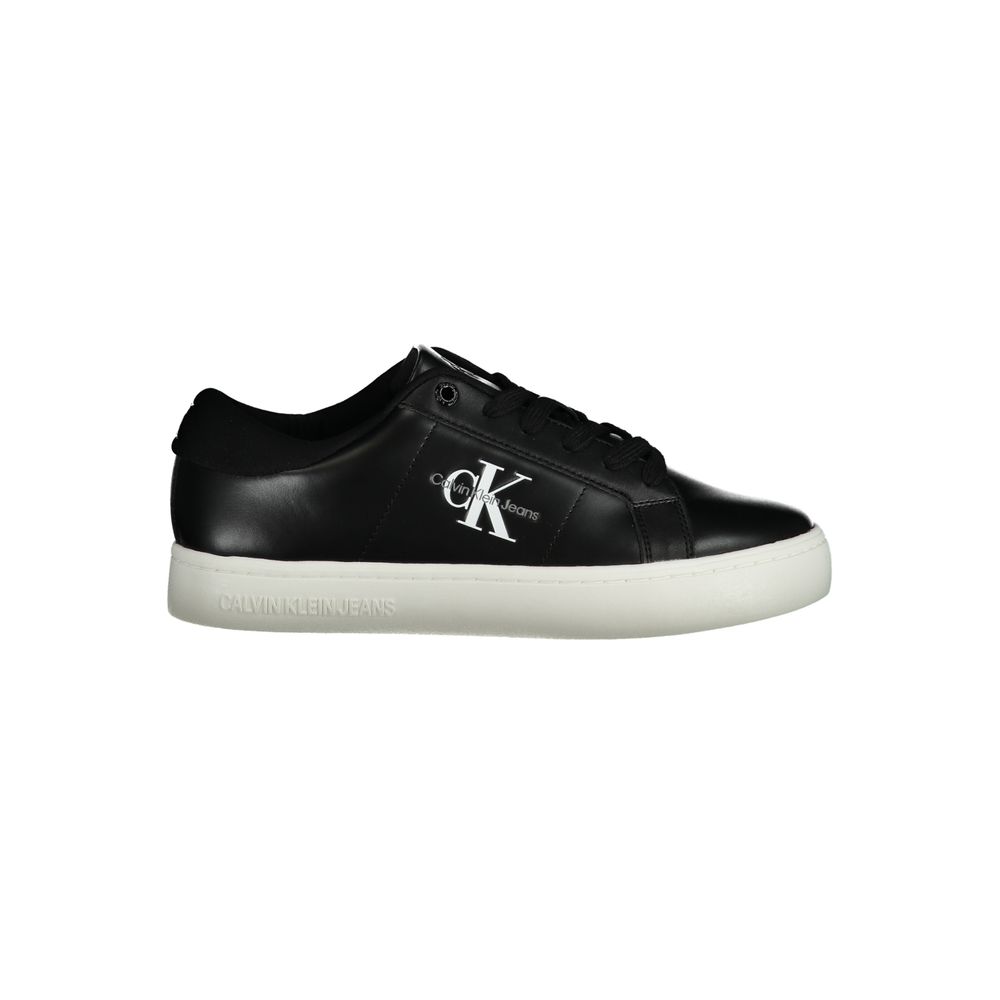 Schwarzer Polyethylen-Sneaker für Damen