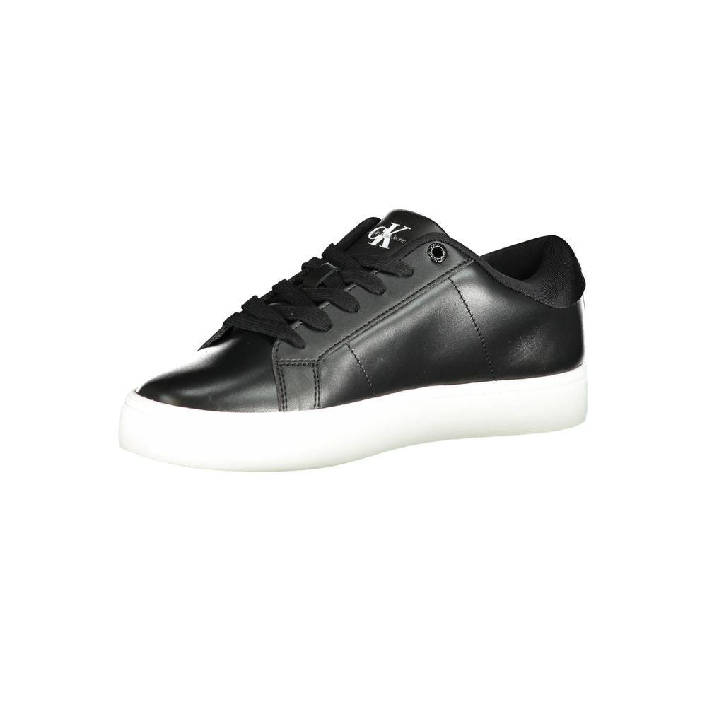 Schwarzer Polyethylen-Sneaker für Damen