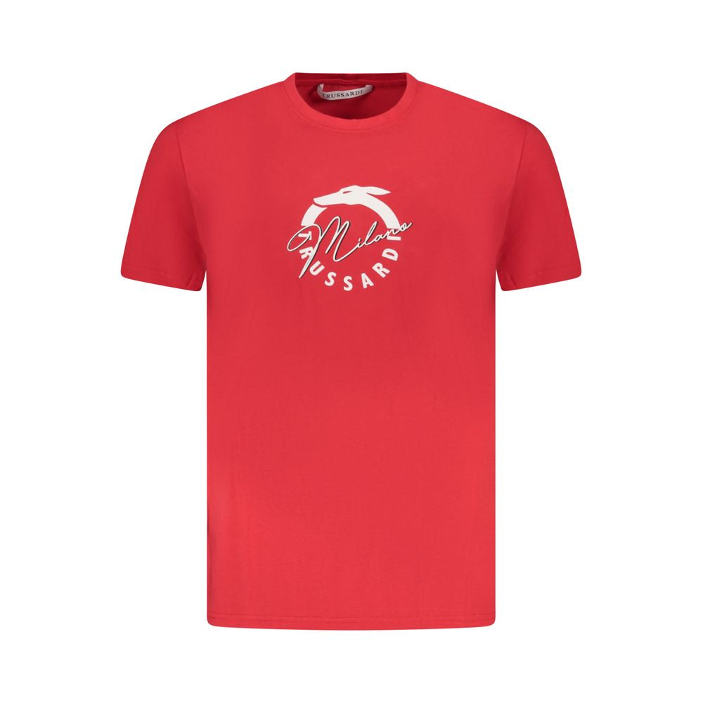 Rotes Herren-T-Shirt aus Baumwolle