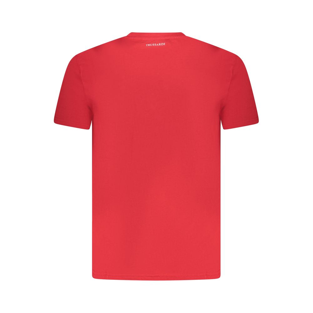 Rotes Herren-T-Shirt aus Baumwolle
