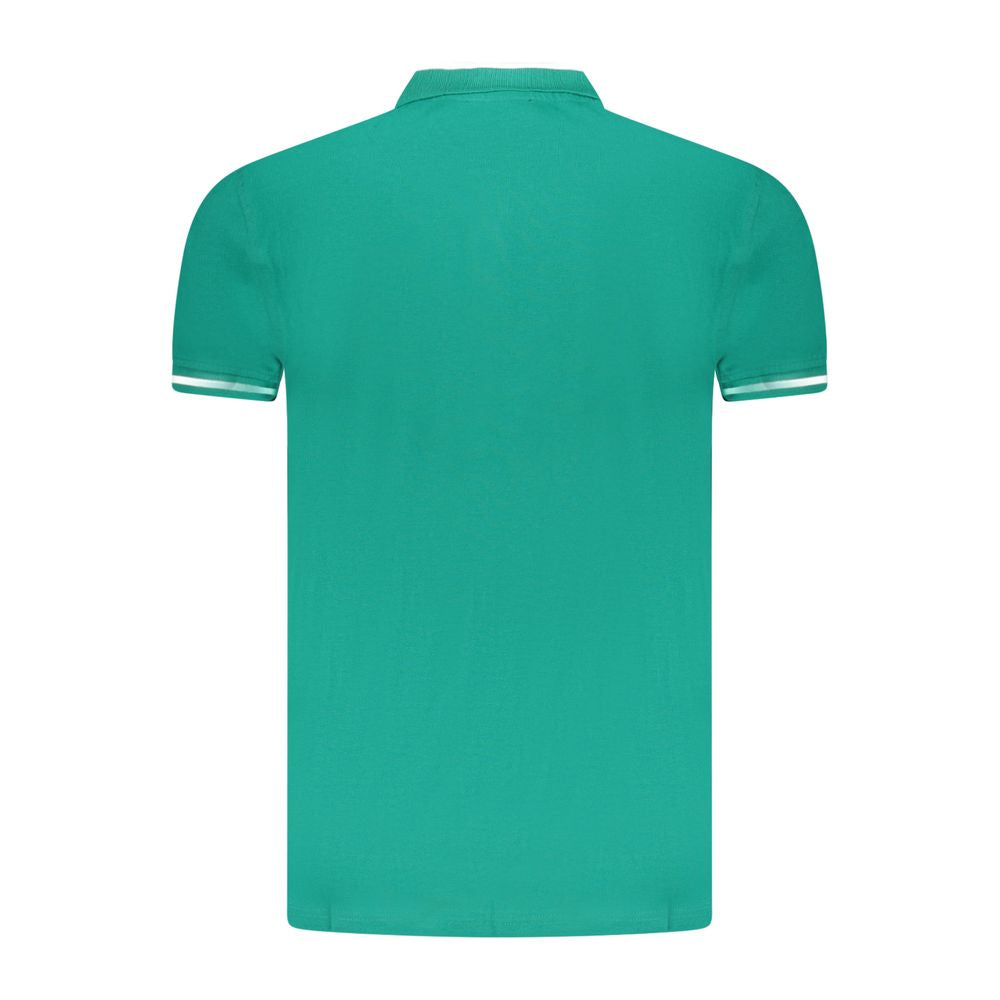 Grünes Poloshirt aus Baumwolle für Herren