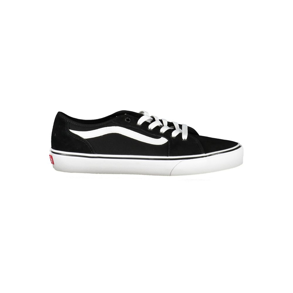 Schwarzer Polyester-Sneaker