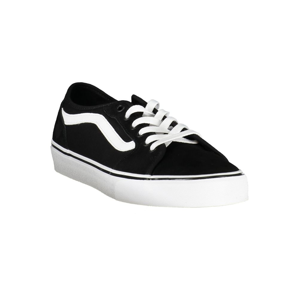 Schwarzer Polyester-Sneaker