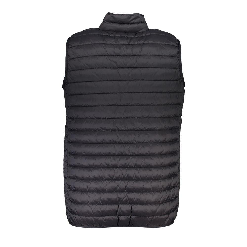 Schwarze Polyamid-Herrenjacke