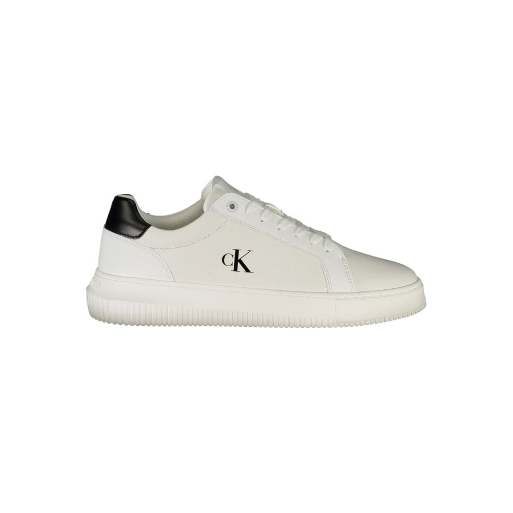 Weiße Leder Herren Sneaker