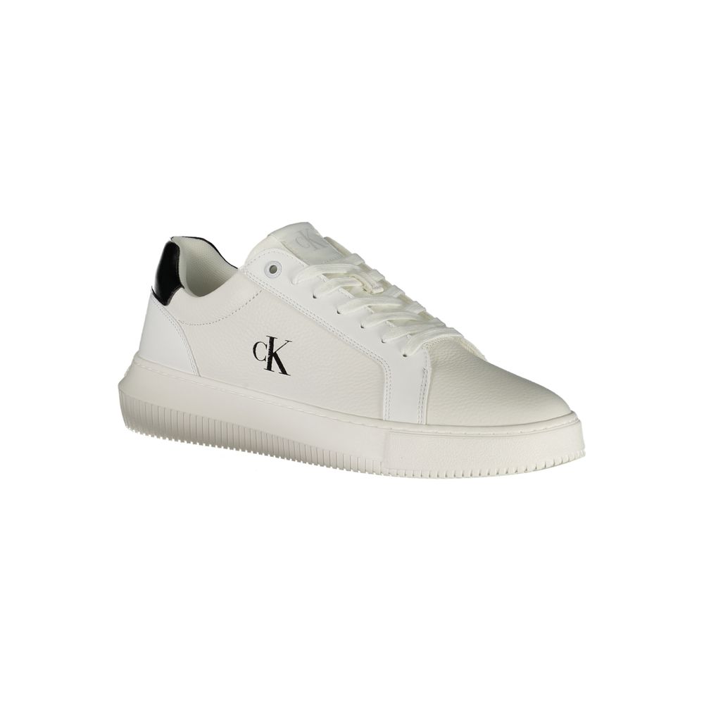 Weiße Leder Herren Sneaker