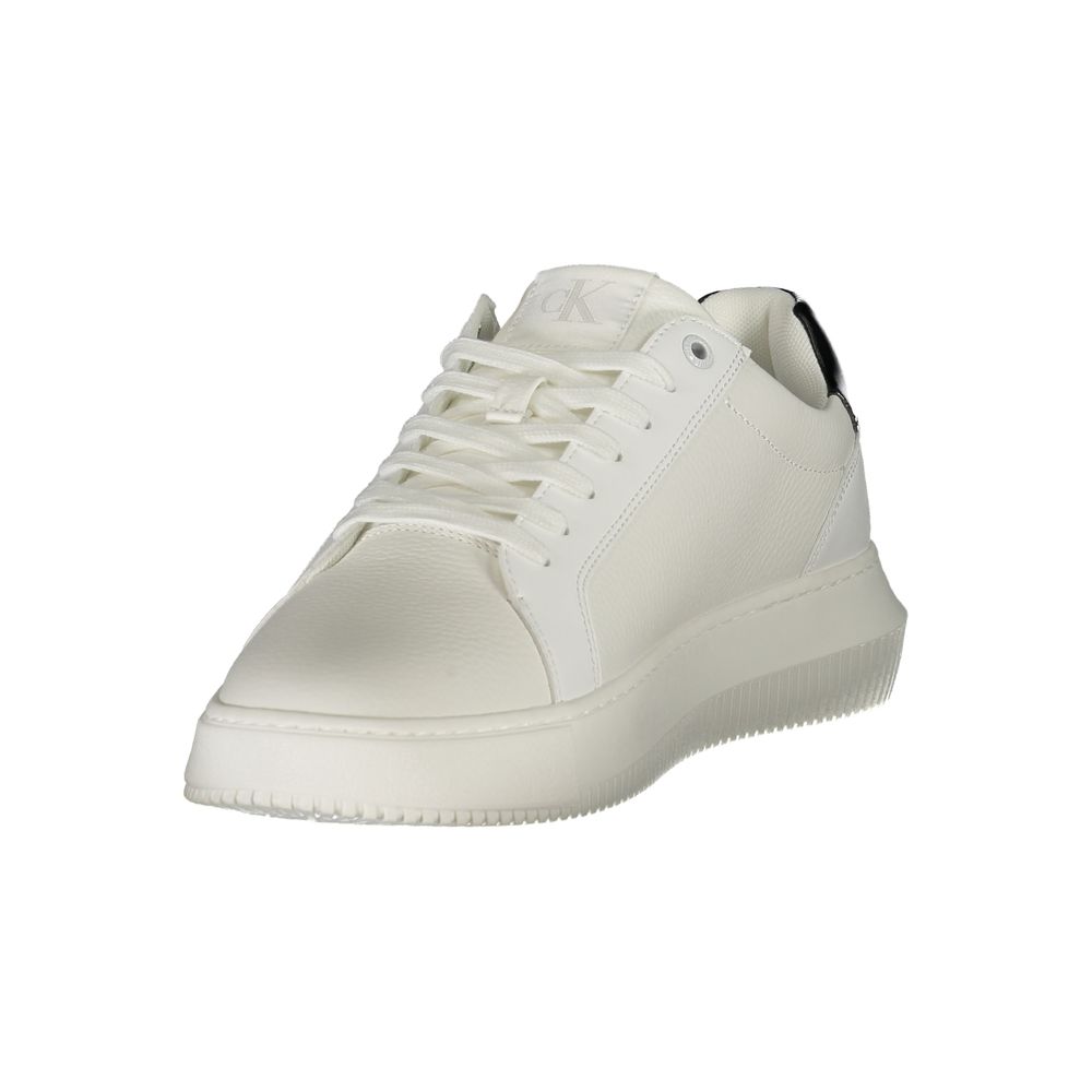 Weiße Leder Herren Sneaker