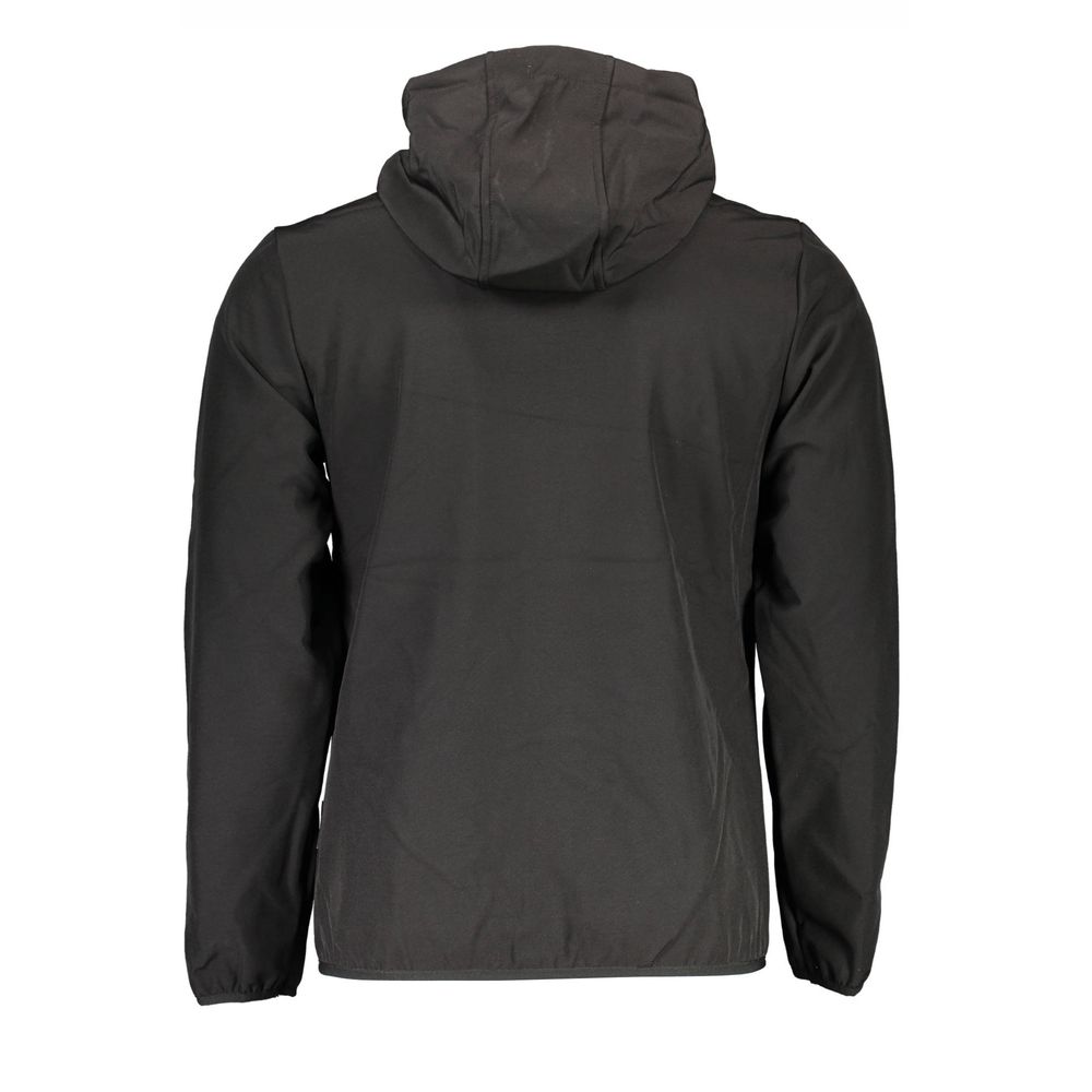 Schwarze Polyesterjacke