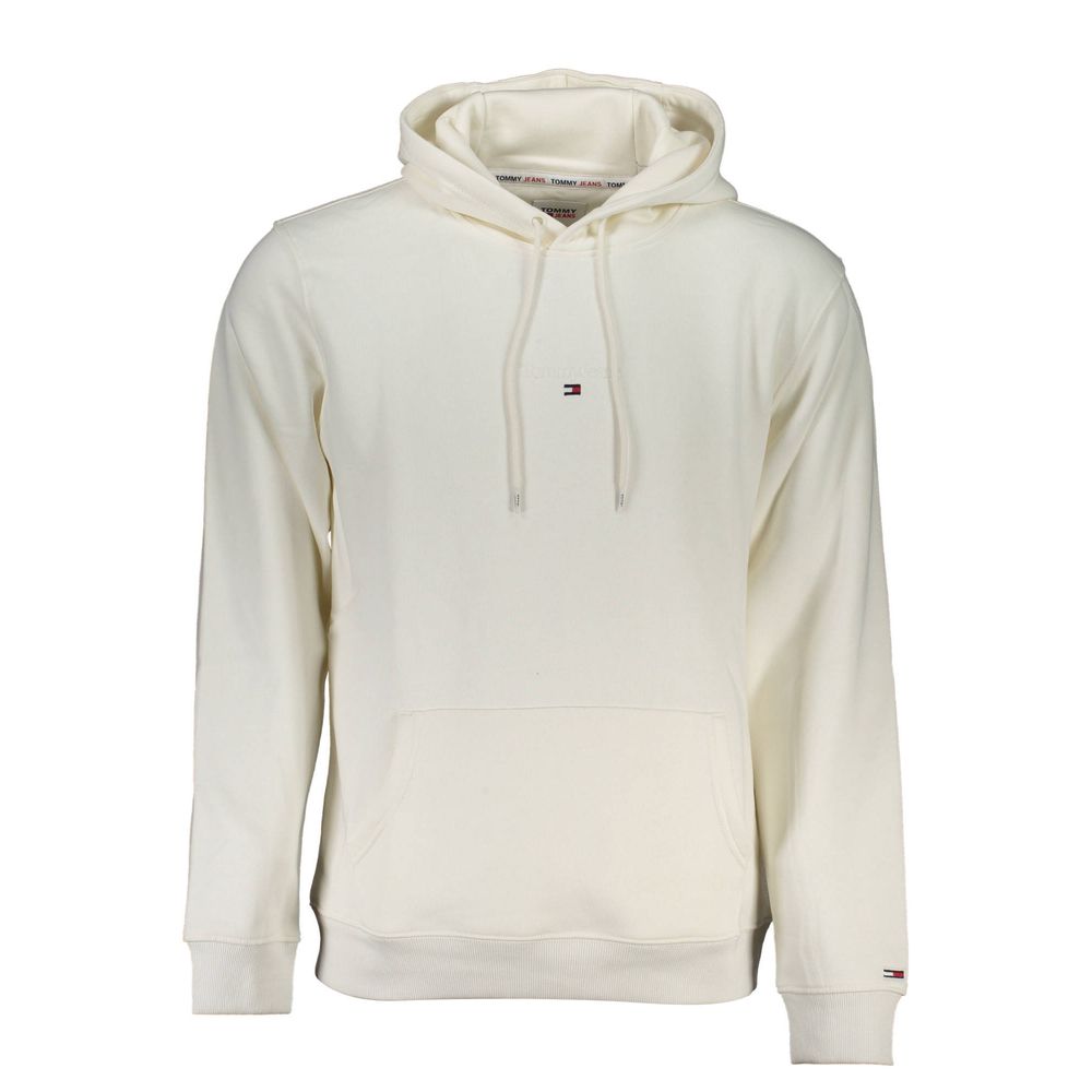 Weißer Baumwollpullover für Herren
