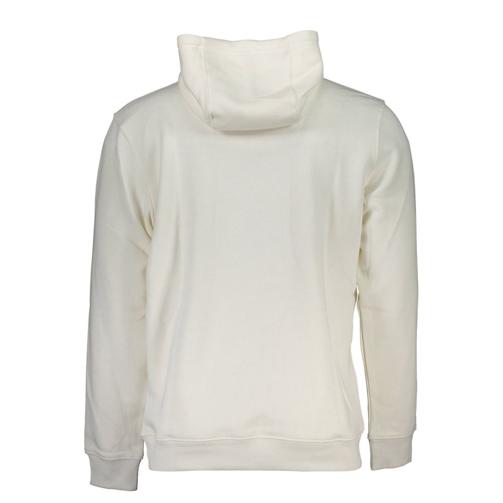 Weißer Baumwollpullover für Herren