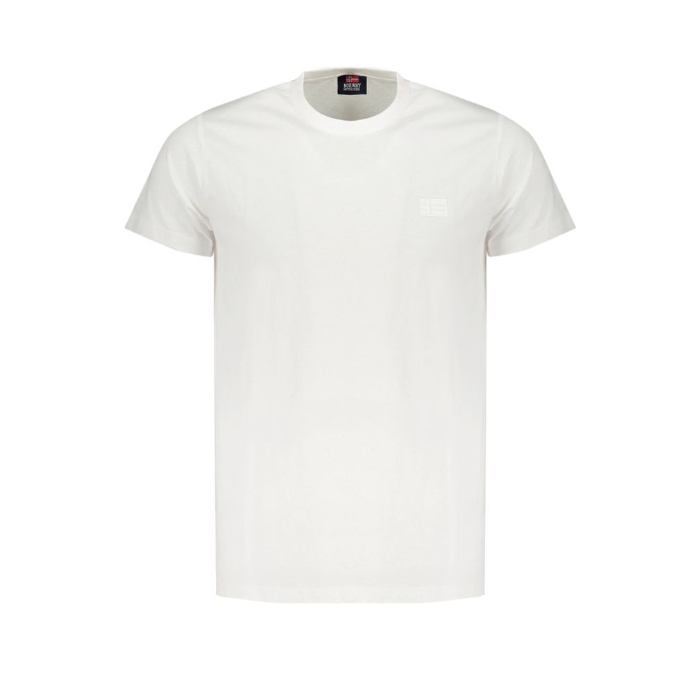 Weißes Baumwoll-T-Shirt
