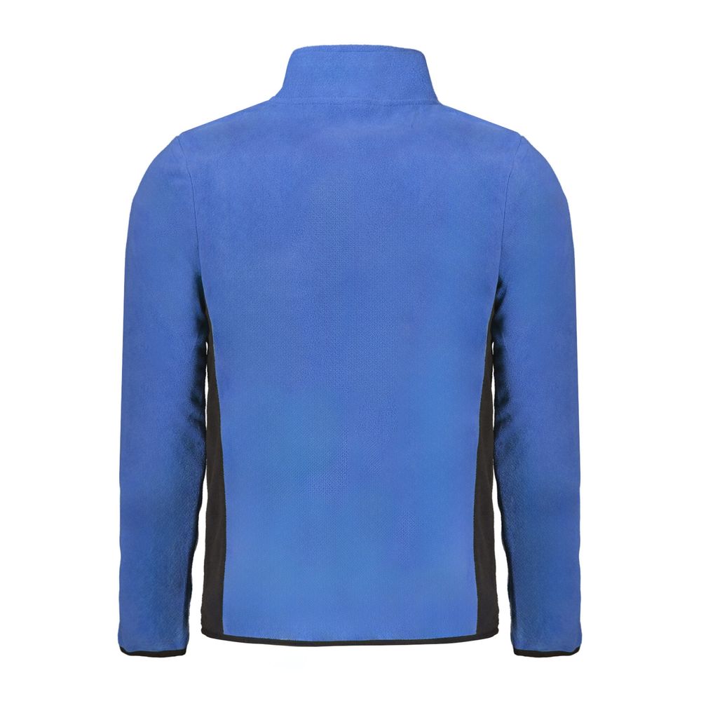 Blauer Polyester-Herrenpullover