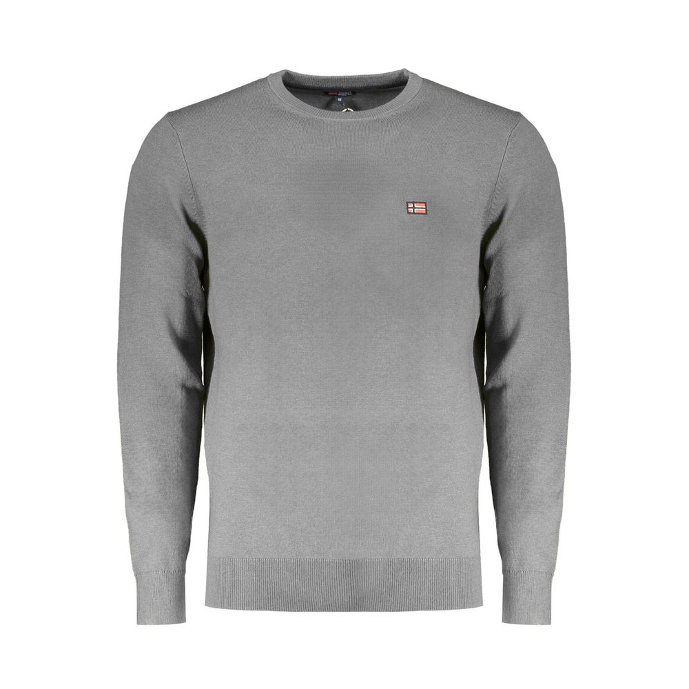 Brauner Polyester-Herrenpullover