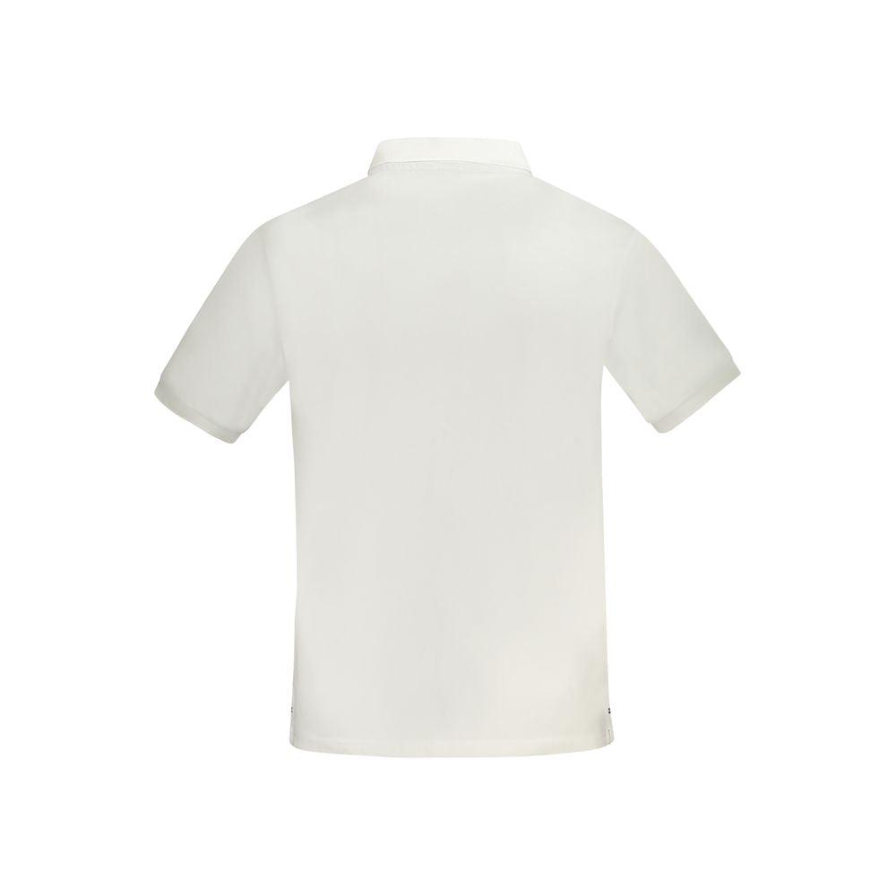Weißes Poloshirt aus Baumwolle für Herren