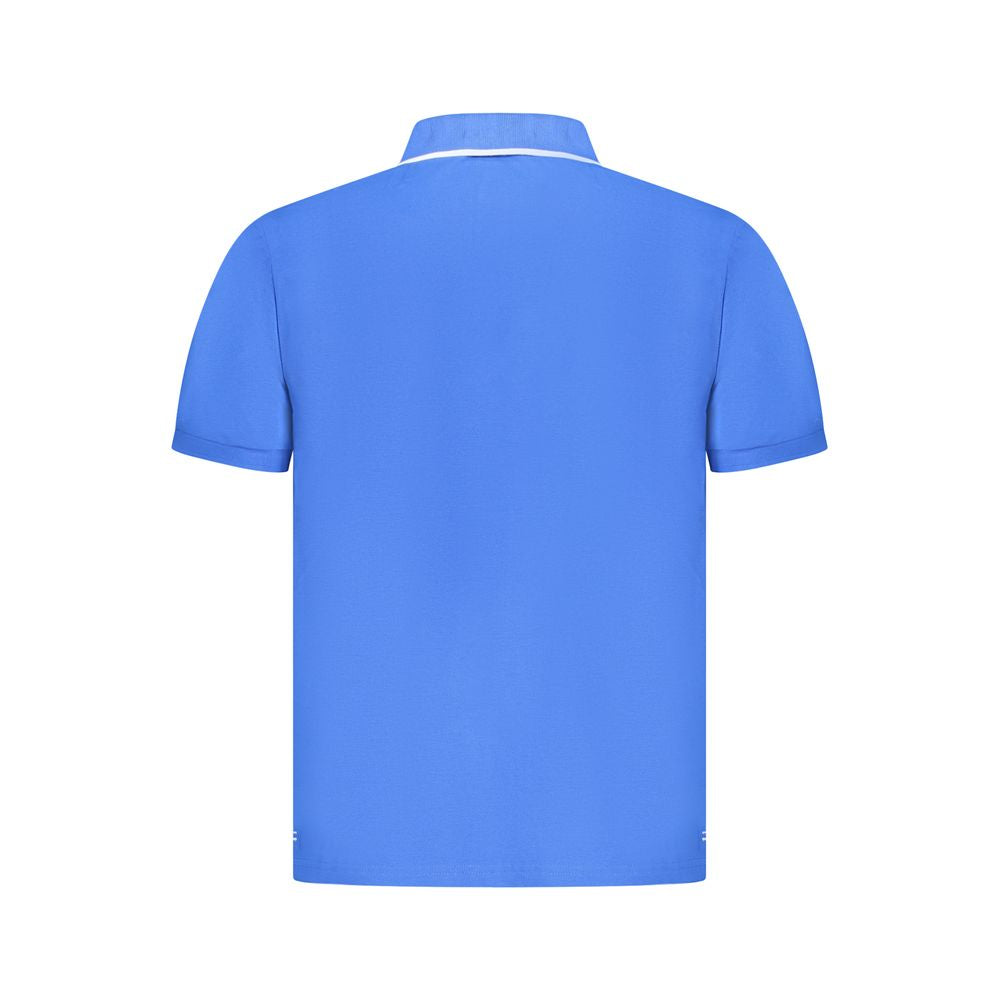 Blaues Poloshirt aus Baumwolle für Herren
