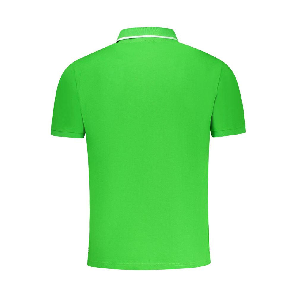 Grünes Poloshirt aus Baumwolle für Herren