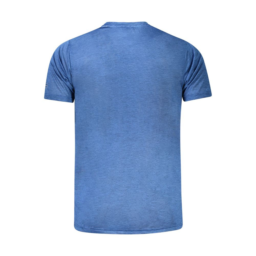 Blaues Polyester-T-Shirt