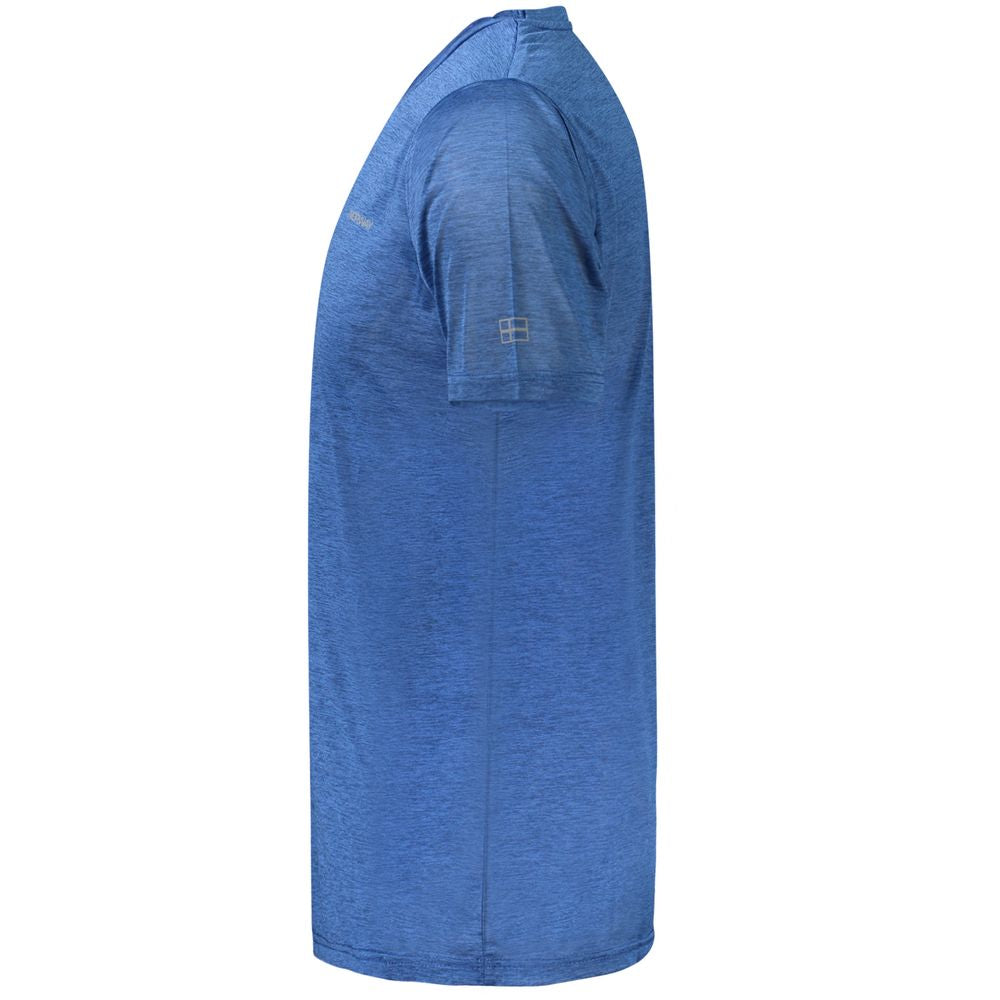 Blaues Polyester-T-Shirt
